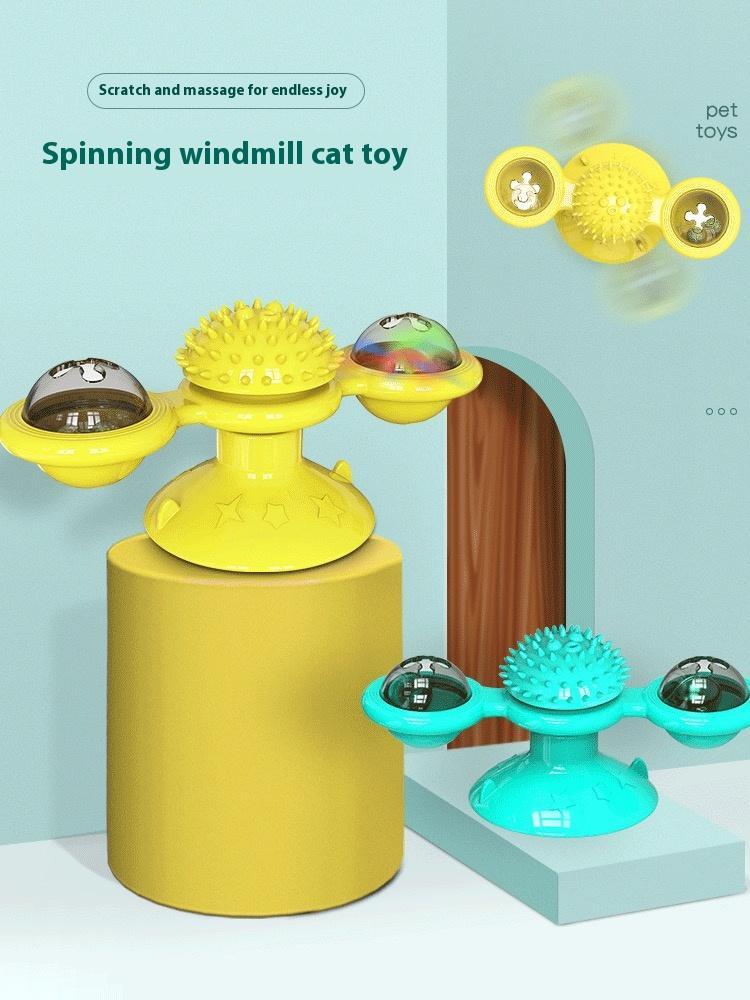 Interactive Cat Toy [windmill + LED] - RAFAE SHOP