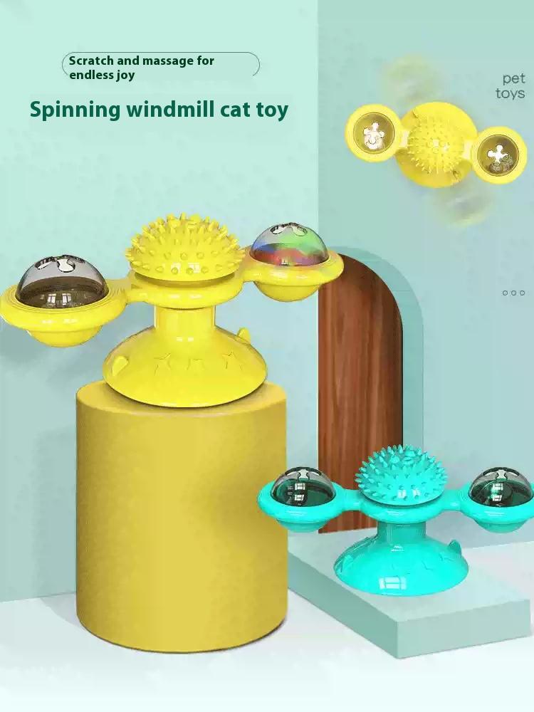 Interactive Cat Toy [windmill + LED] - RAFAE SHOP
