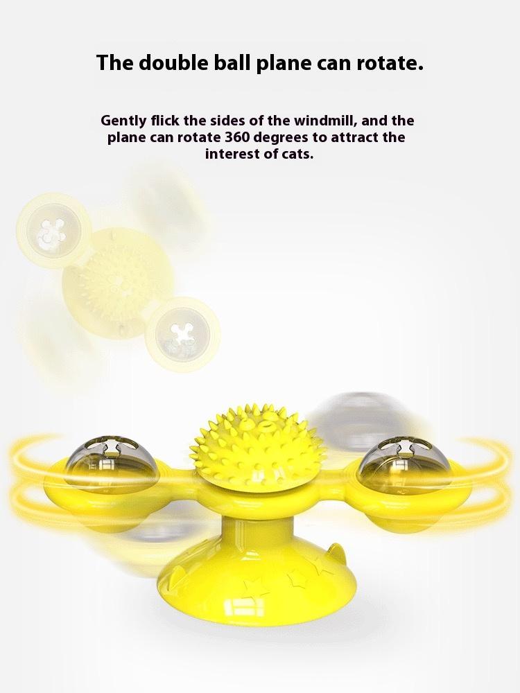 Interactive Cat Toy [windmill + LED] - RAFAE SHOP