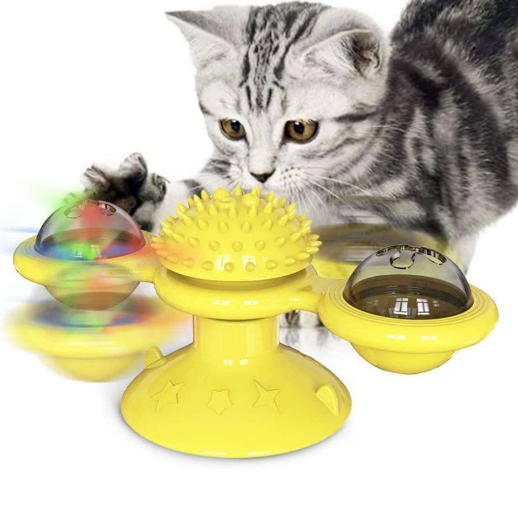 Interactive Cat Toy [windmill + LED] - RAFAE SHOP
